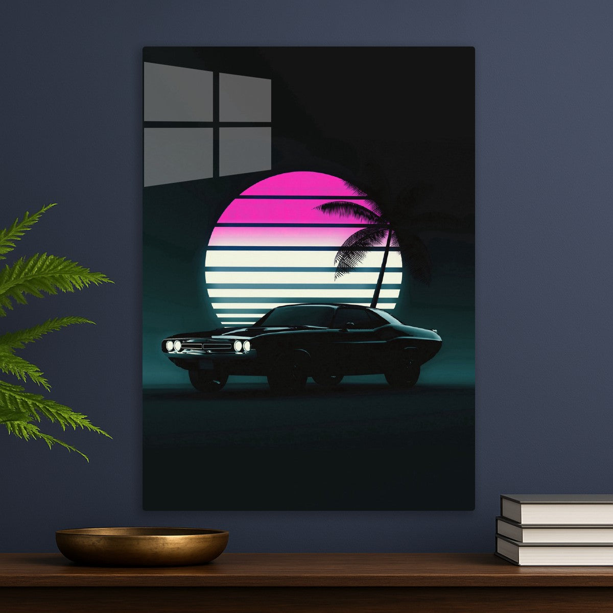 Car retro 80s