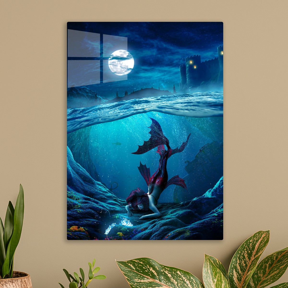 The mermaid and the castle
