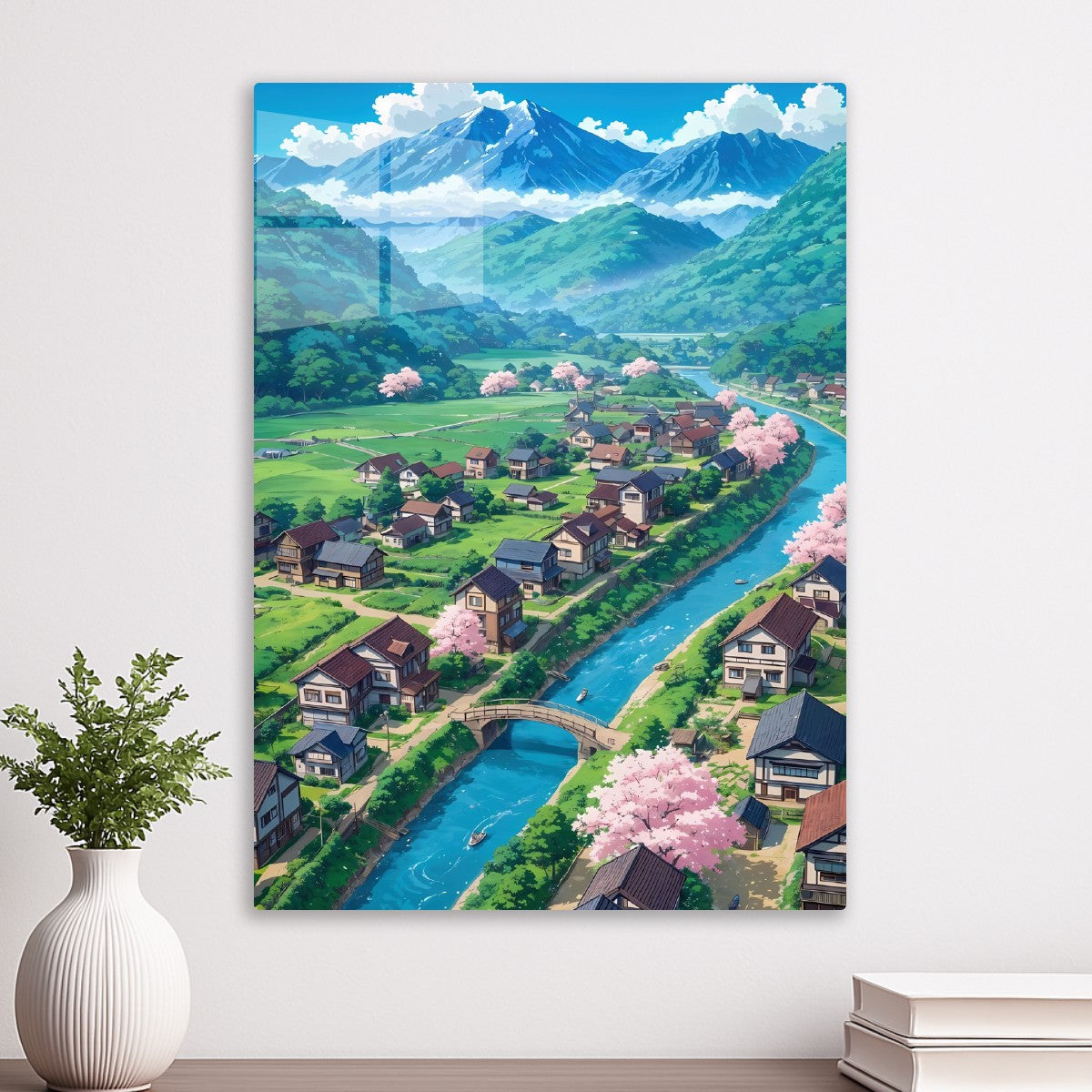 Peaceful Japanese Village