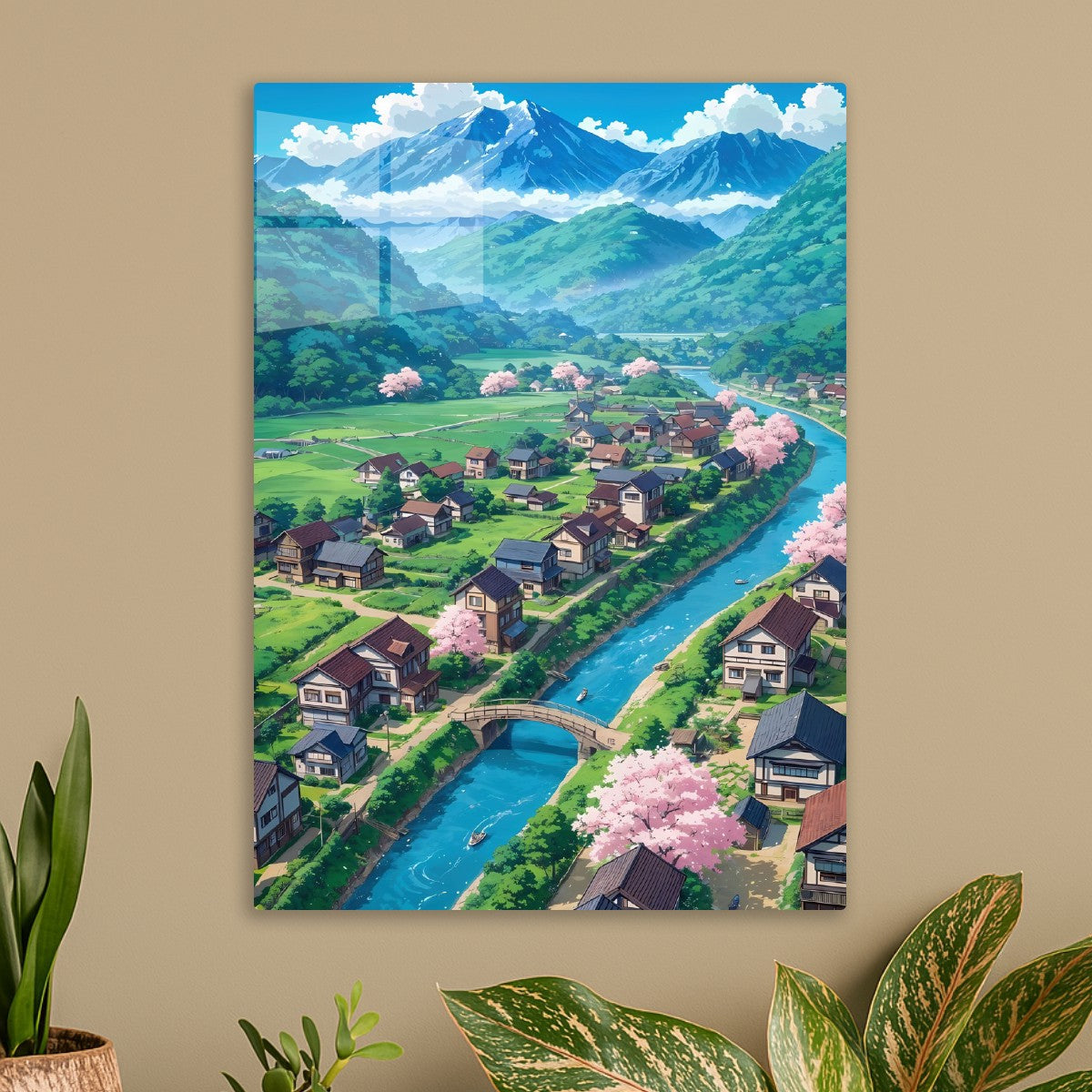 Peaceful Japanese Village