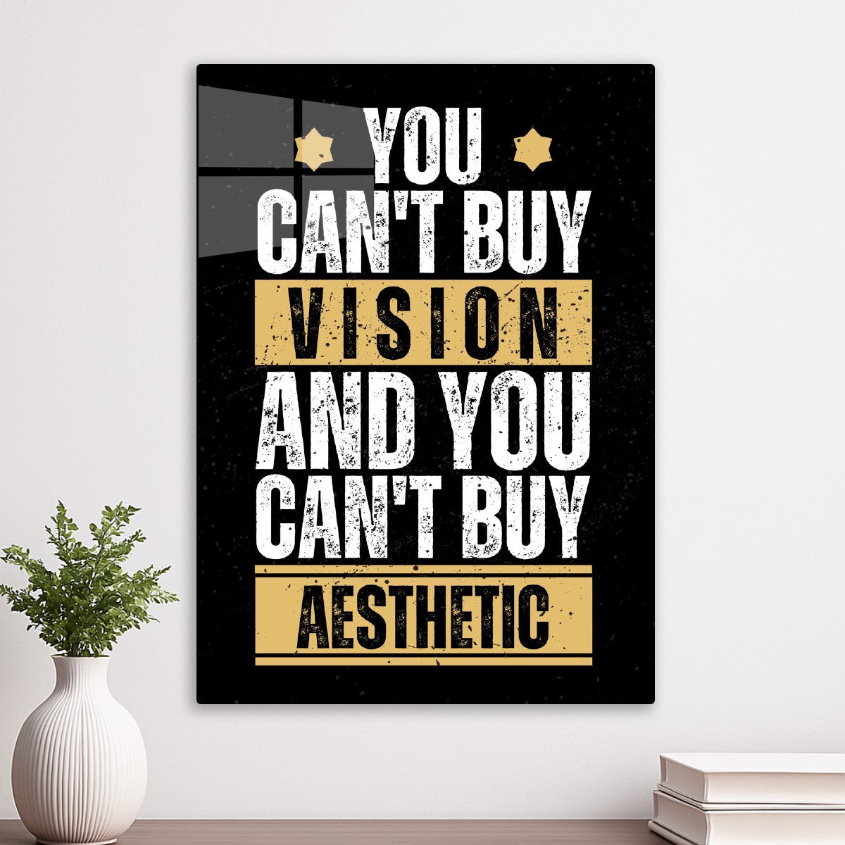 You can't buy vision