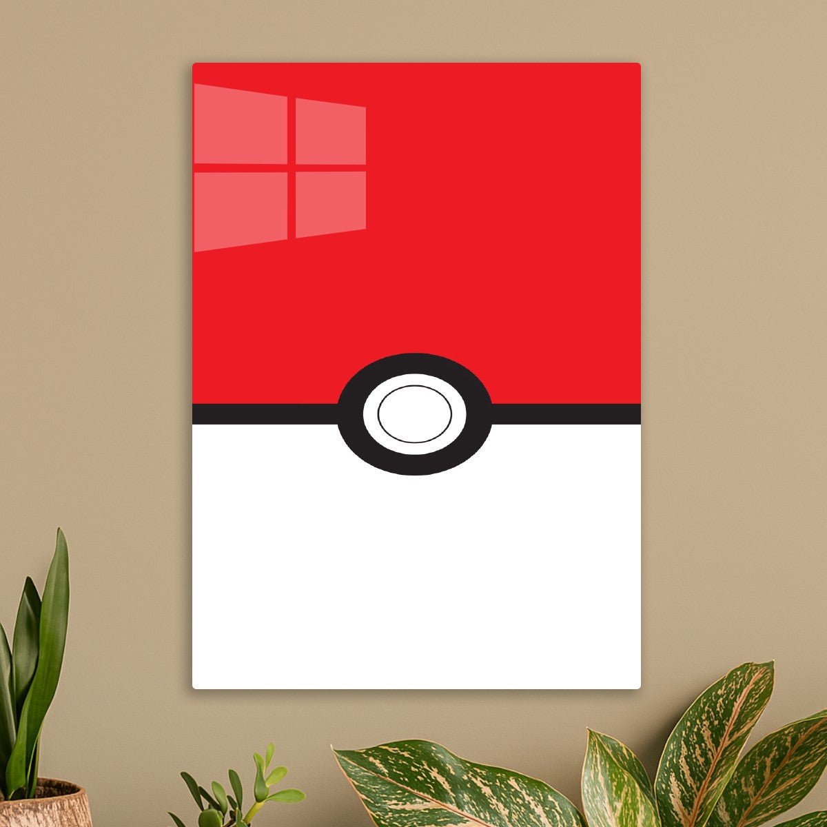 Pokeball Minimalist Design