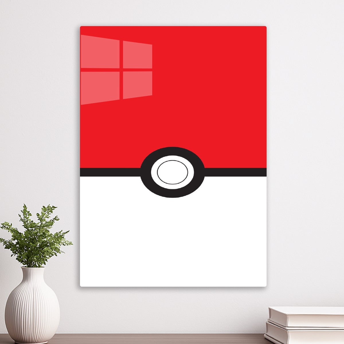 Pokeball Minimalist Design