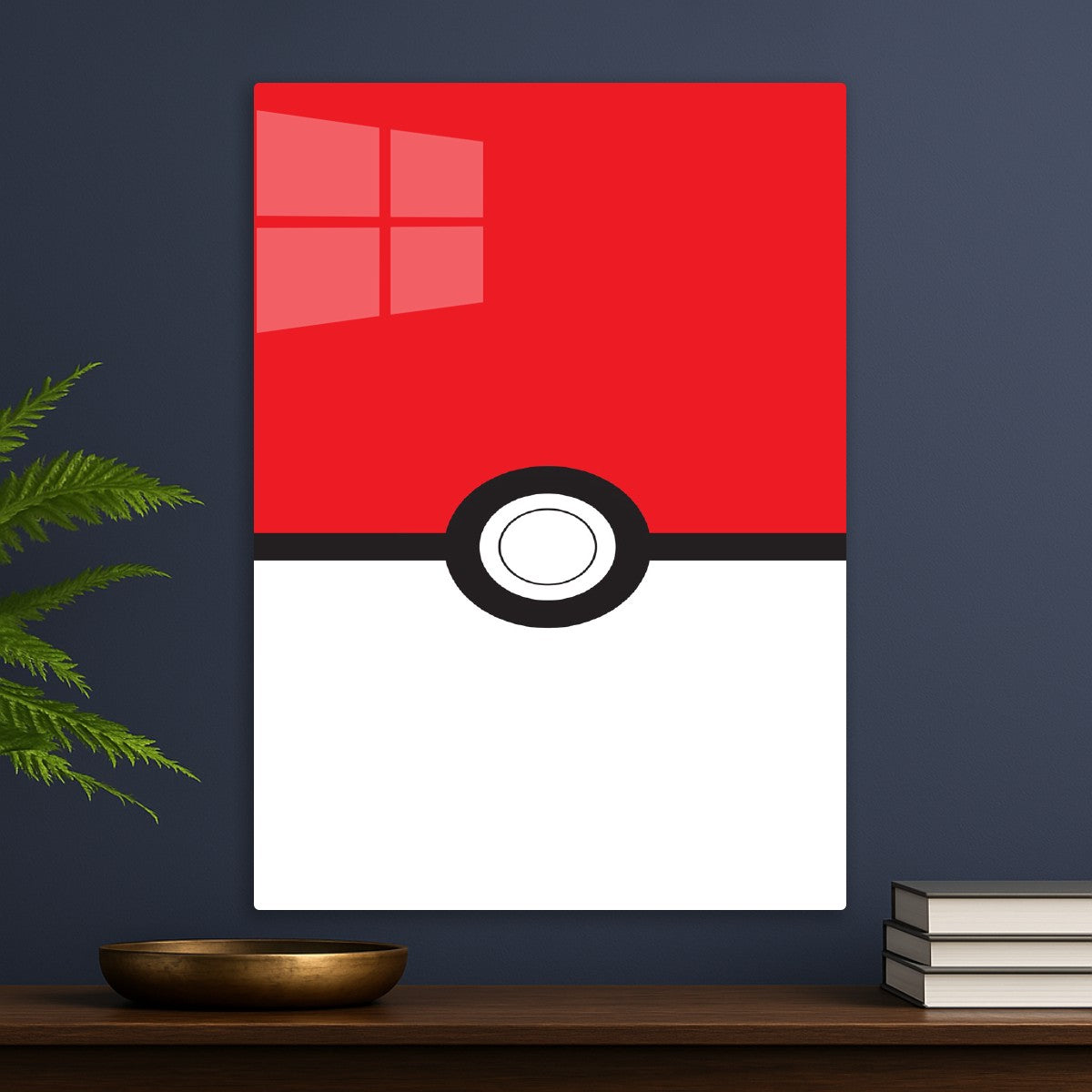 Pokeball Minimalist Design