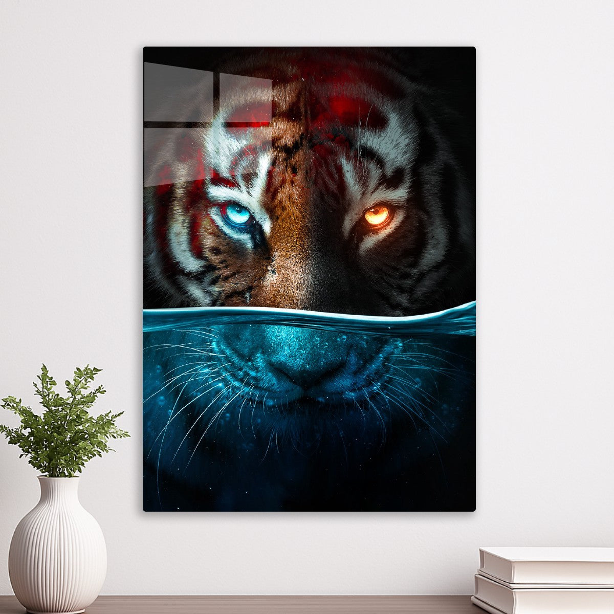 Furious Tiger In Depths