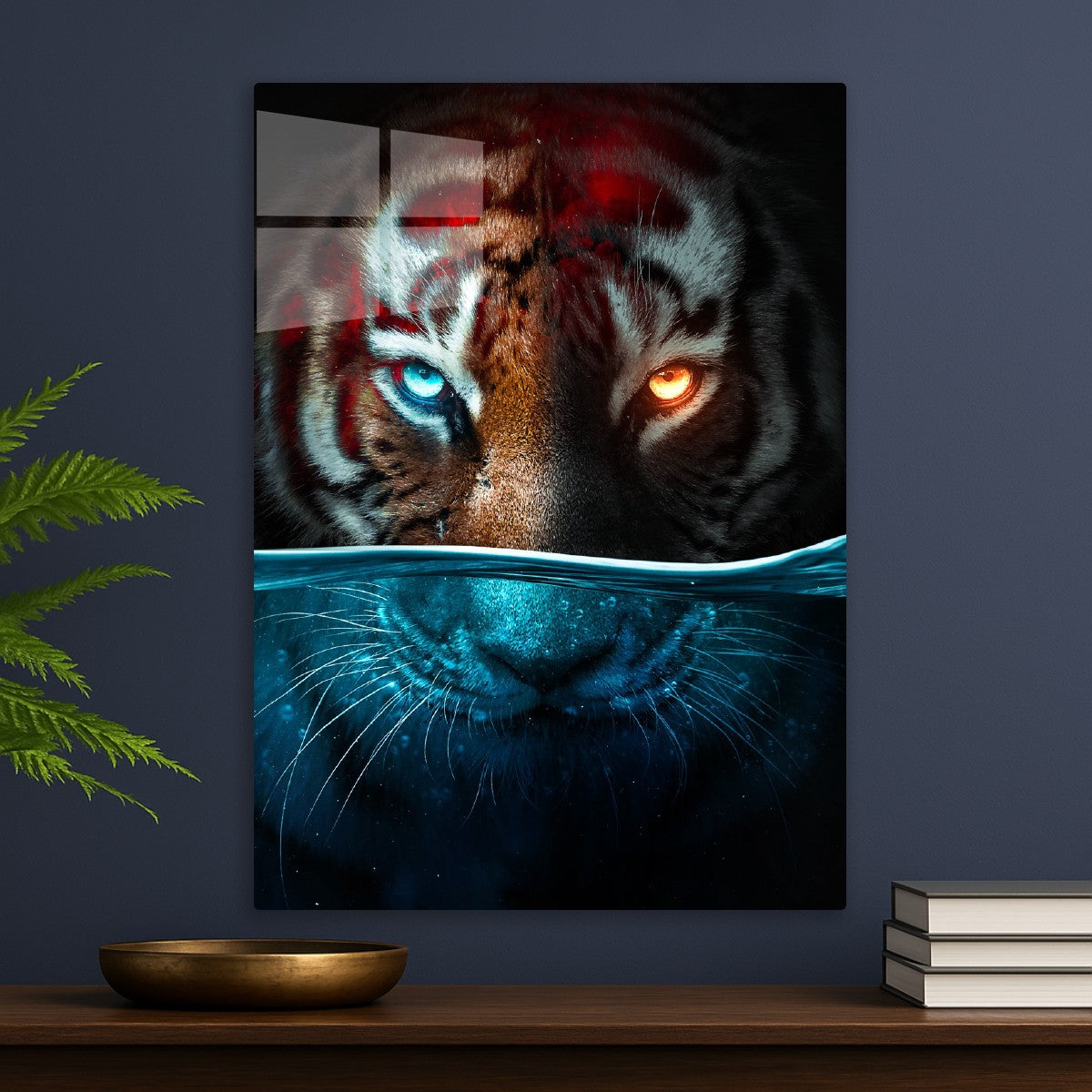 Furious Tiger In Depths