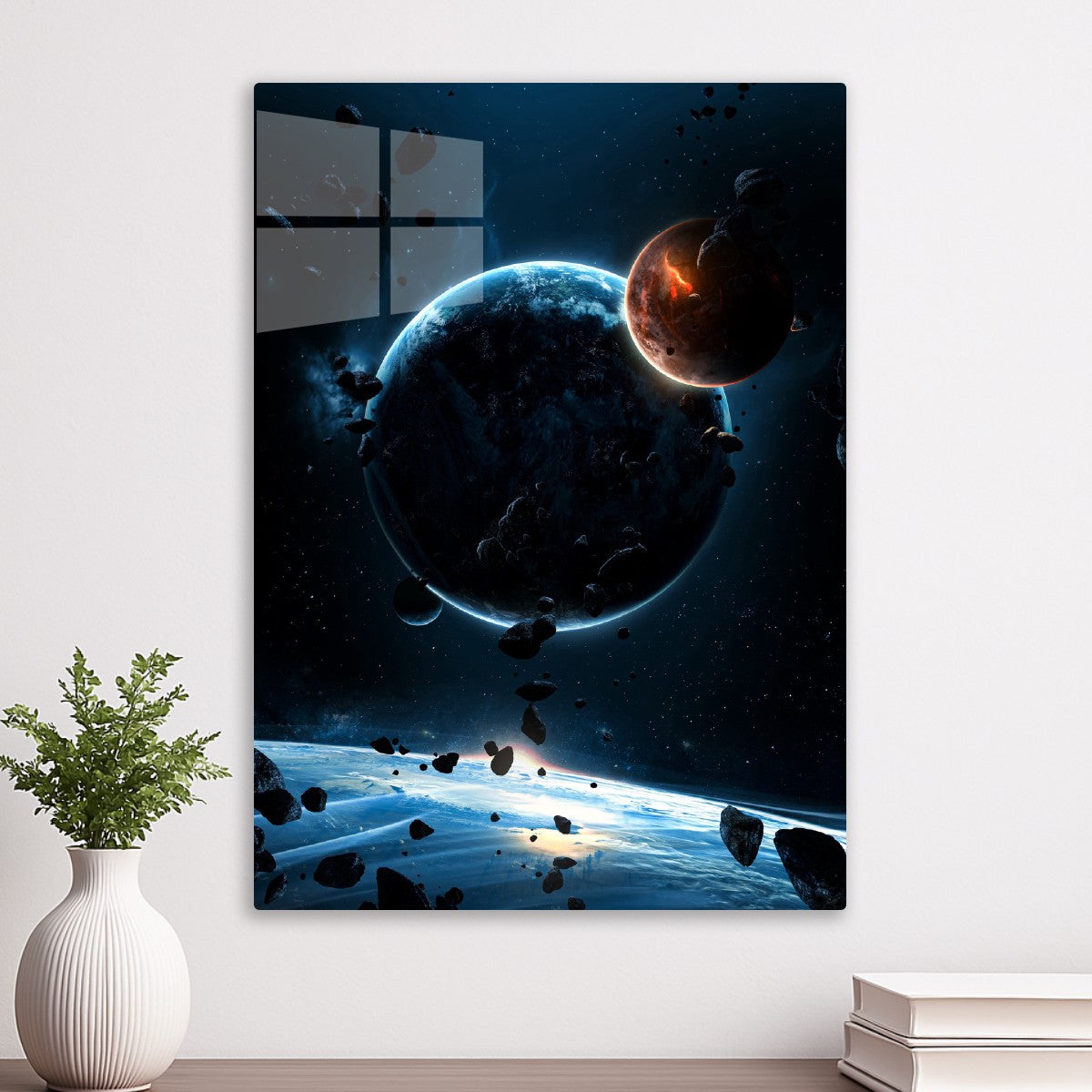Collision Near Earth's Twin