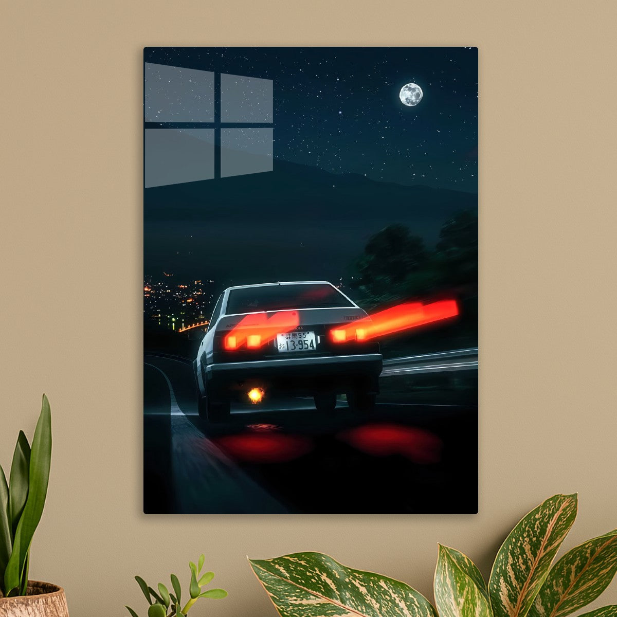 AE86 Night Drift Scene