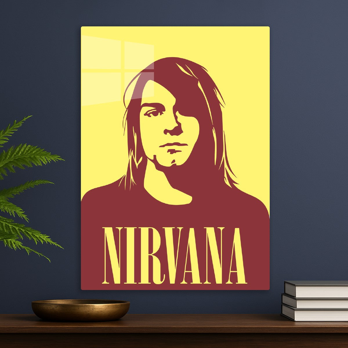 Nirvana Kurt Cobain Stylized