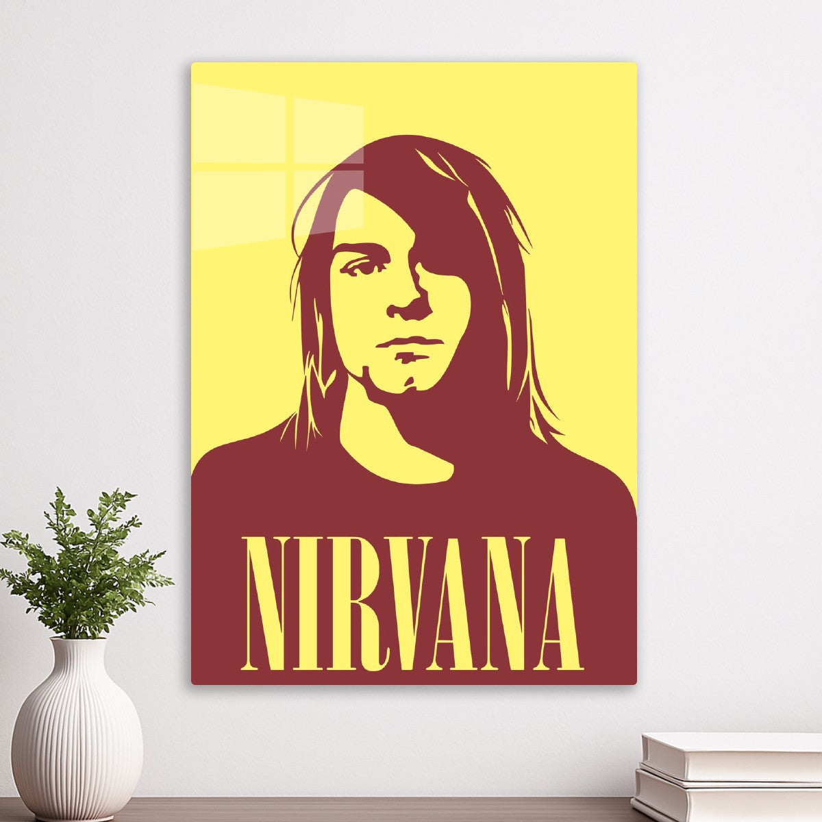 Nirvana Kurt Cobain Stylized