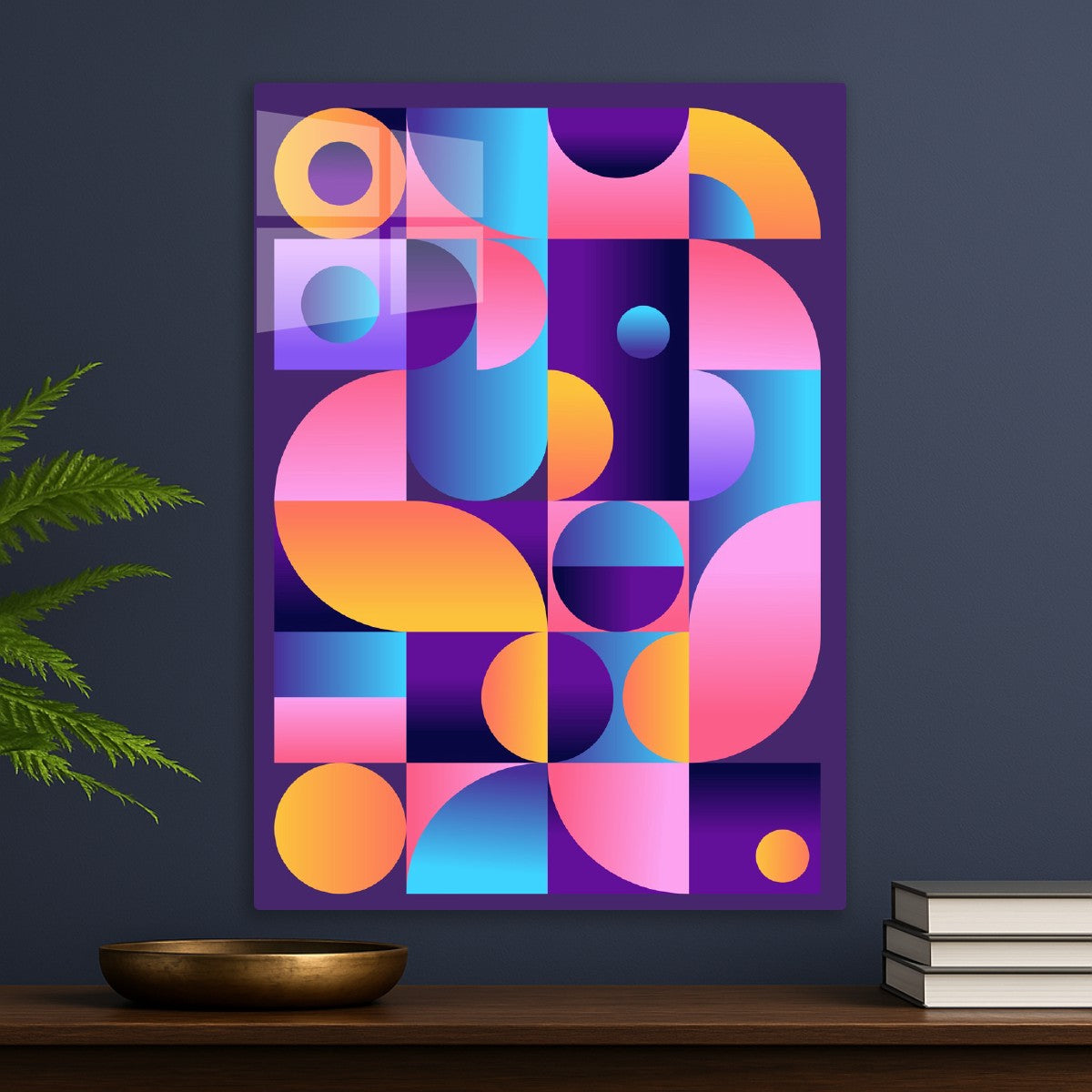 Synthwave Bauhaus Neon