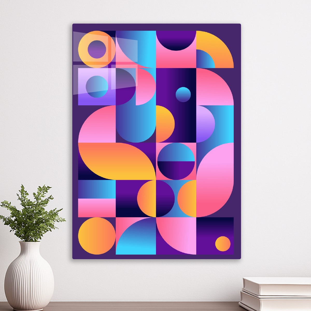 Synthwave Bauhaus Neon