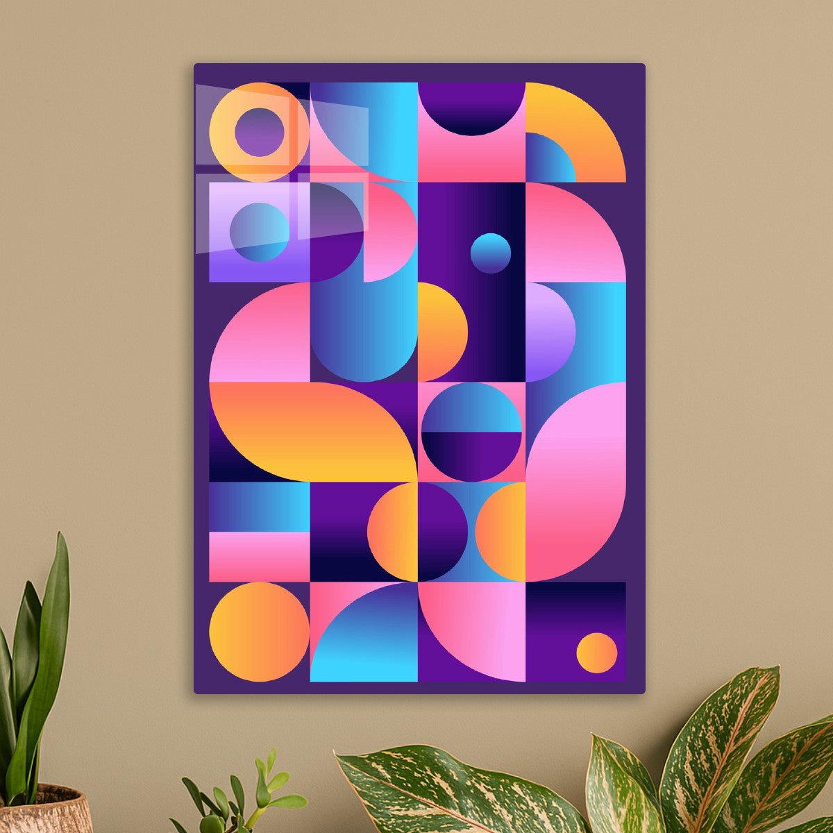Synthwave Bauhaus Neon