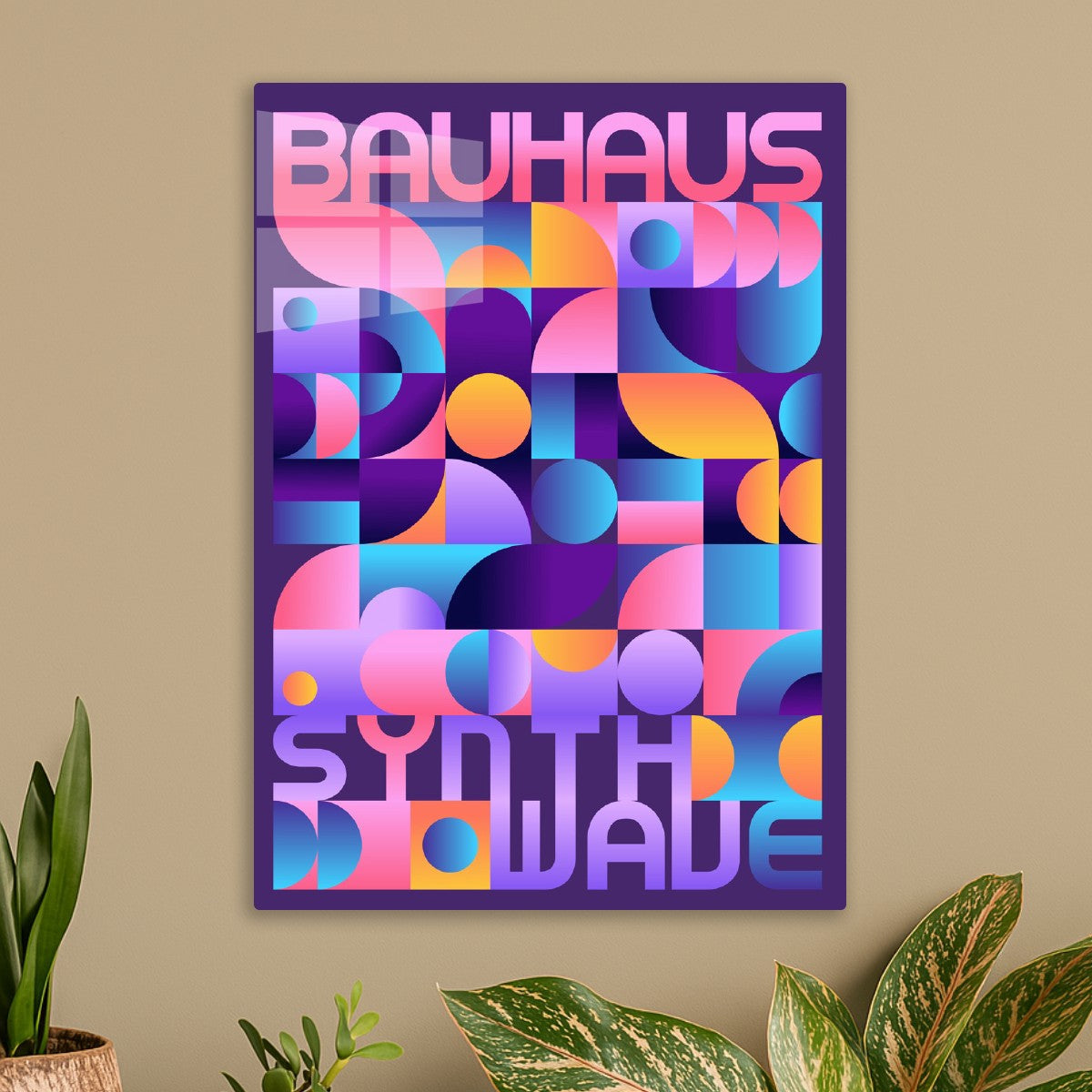 Synthwave Bauhaus Neon