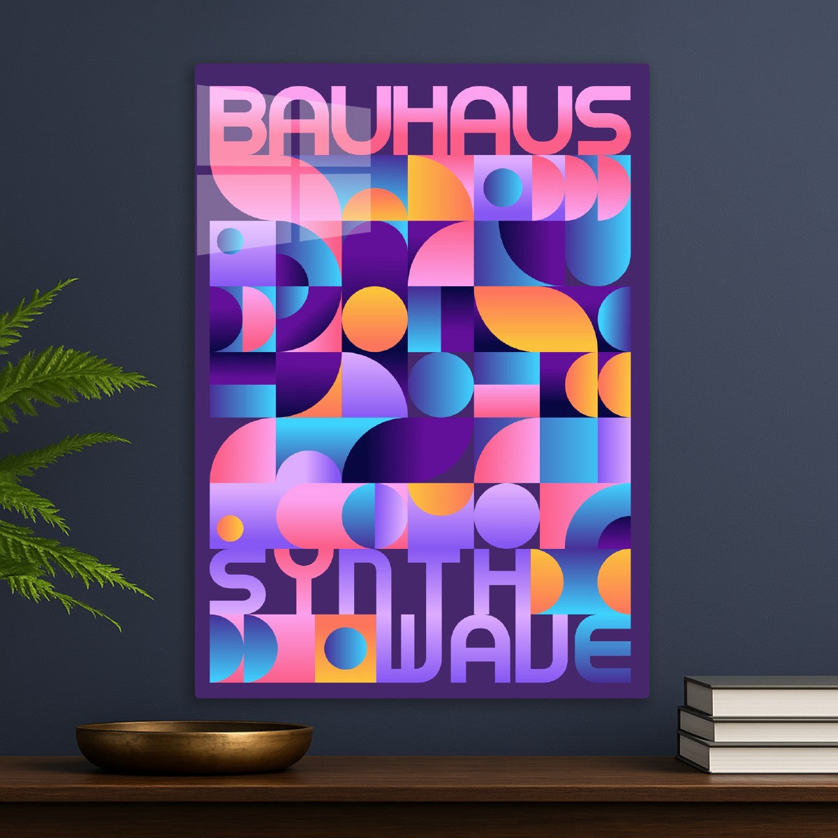 Synthwave Bauhaus Neon