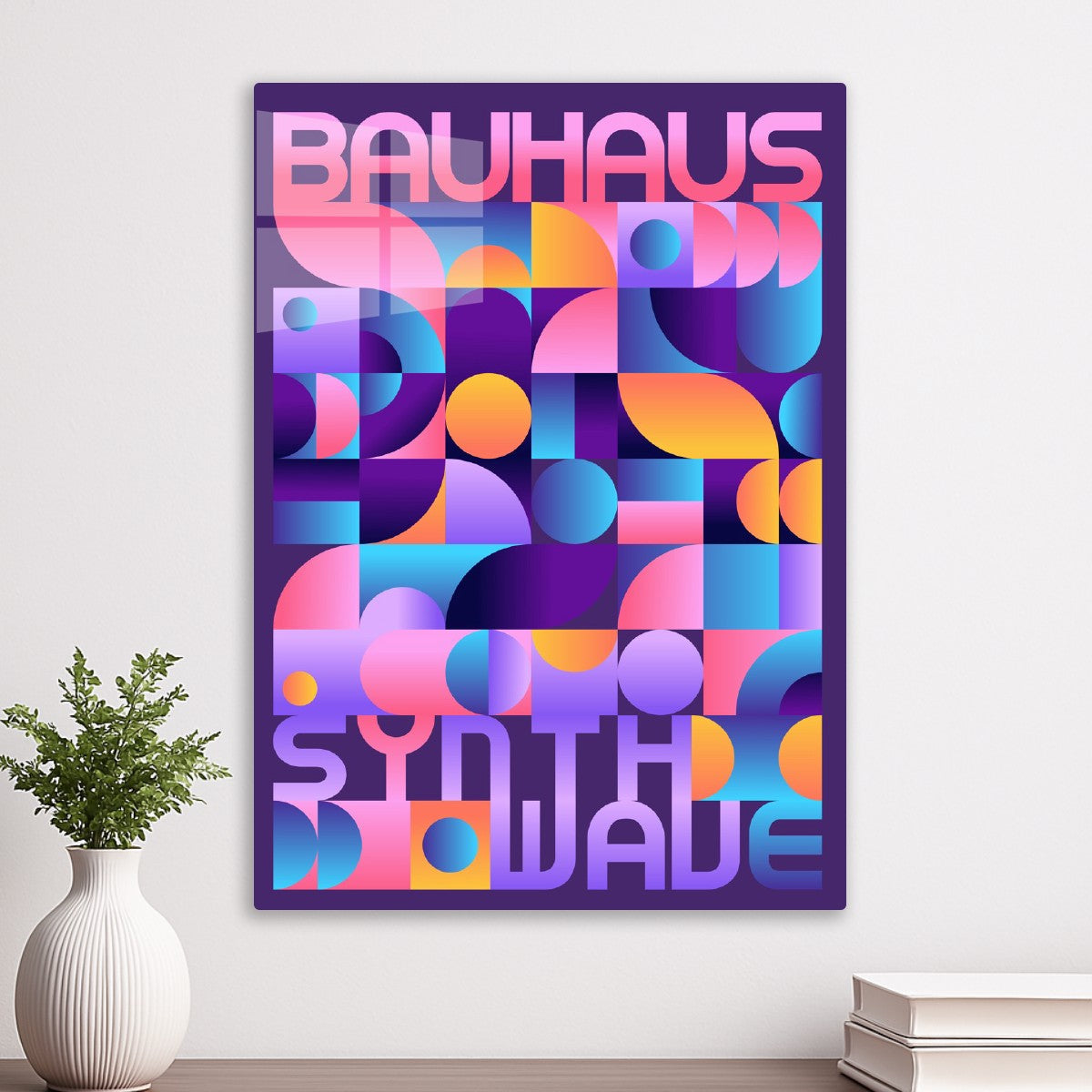 Synthwave Bauhaus Neon