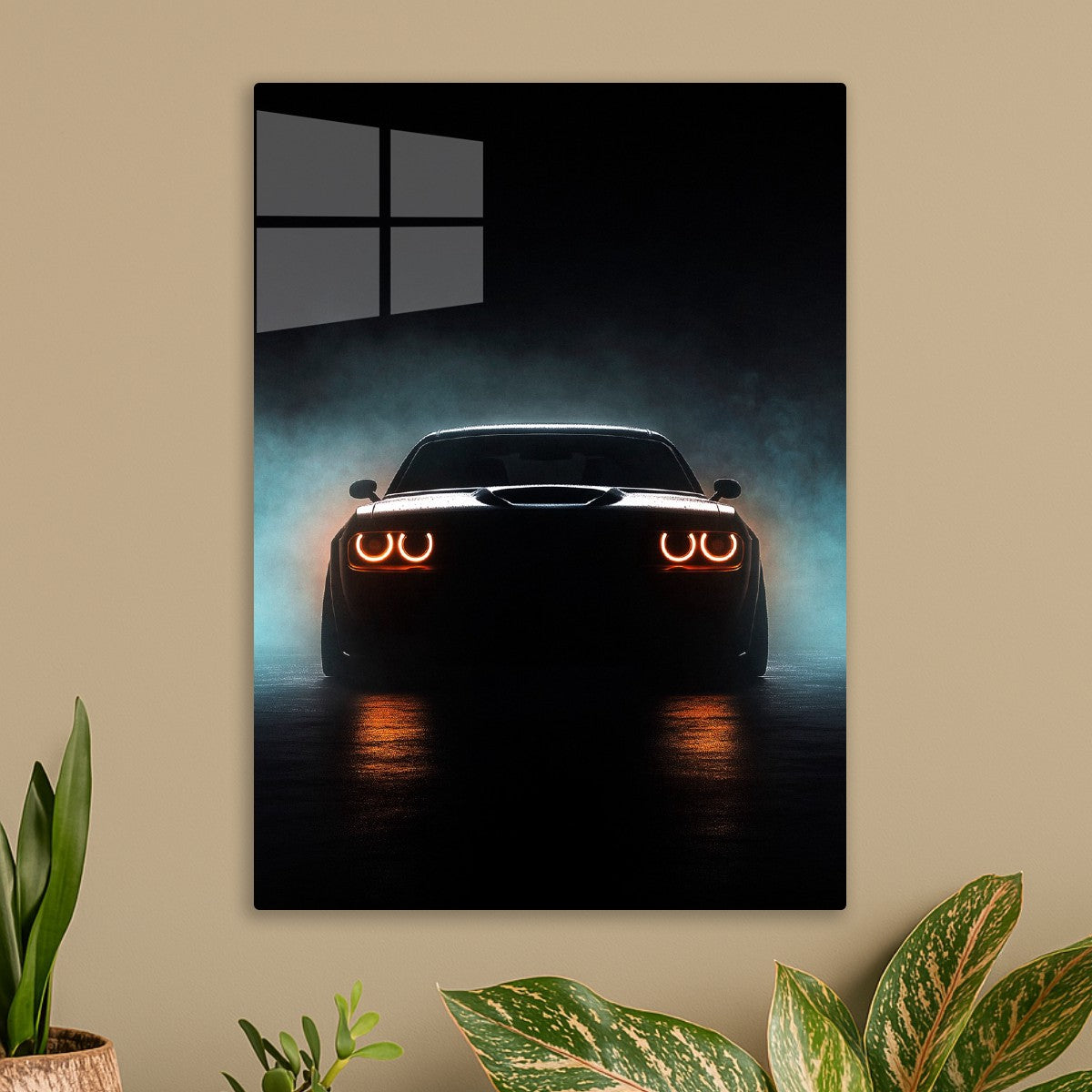 Hellcat Orange Headlights 