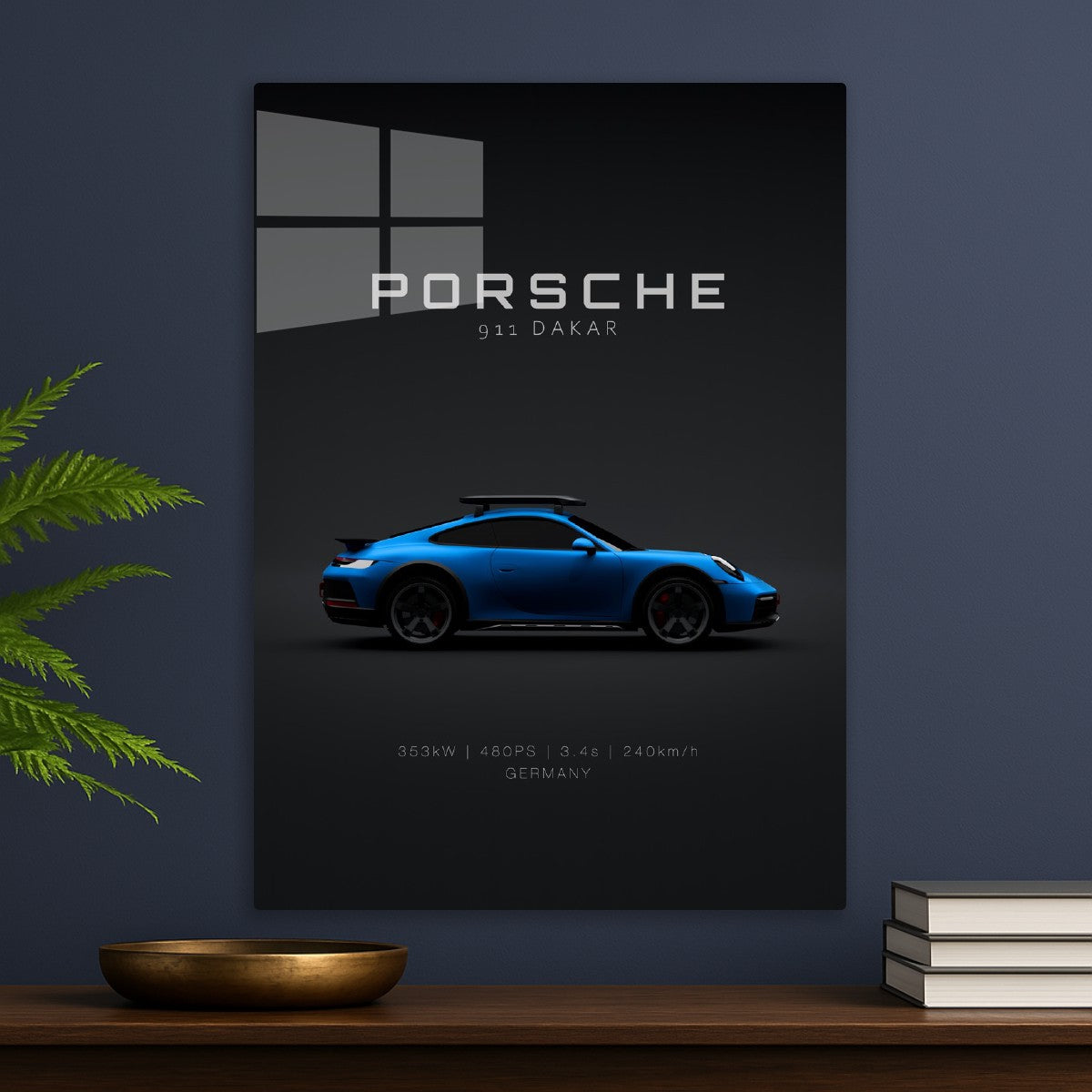 Porsche 911 Dakar -Shark Blue