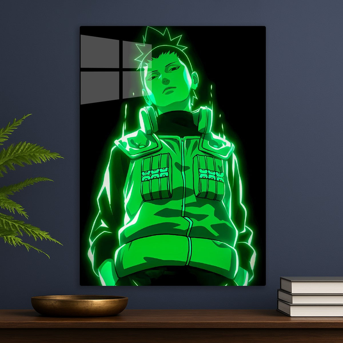 Shikamaru Nara in Green Glow, Naruto