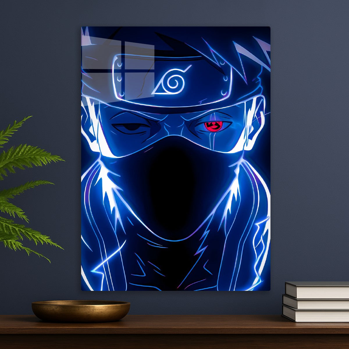 Kakashi Hatake in Blue Aura, Naruto