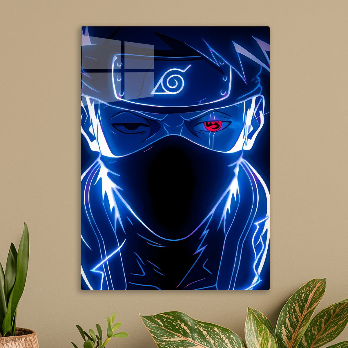 Kakashi Hatake in Blue Aura, Naruto