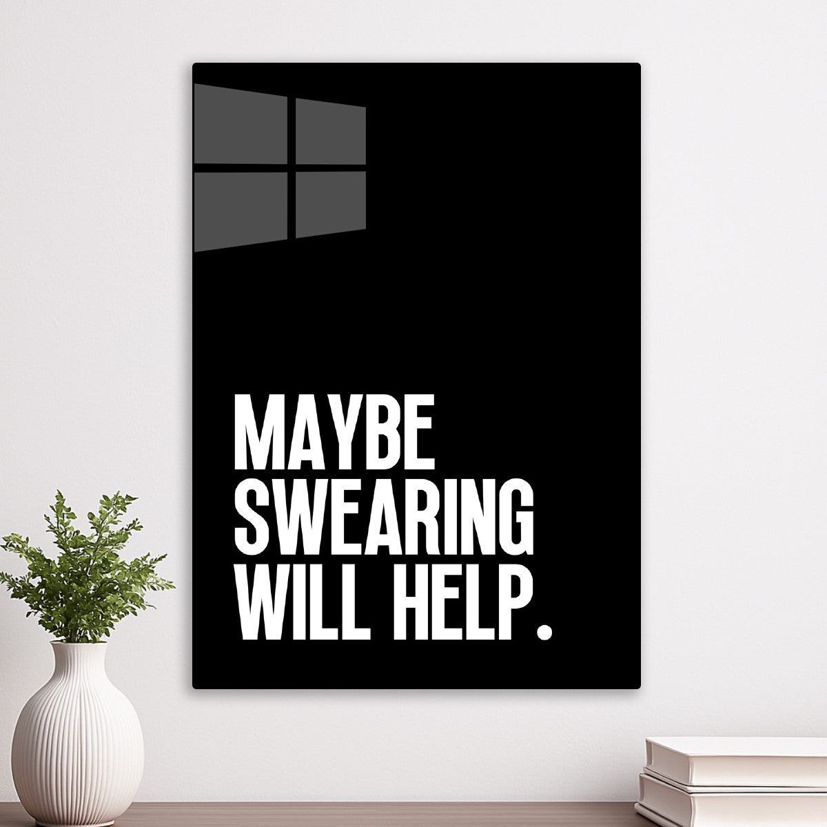 Maybe swearing will help