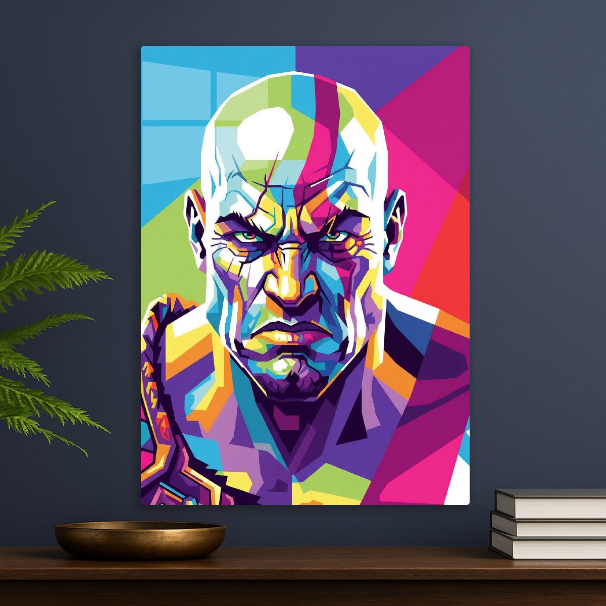 God Of War - WPAP art style