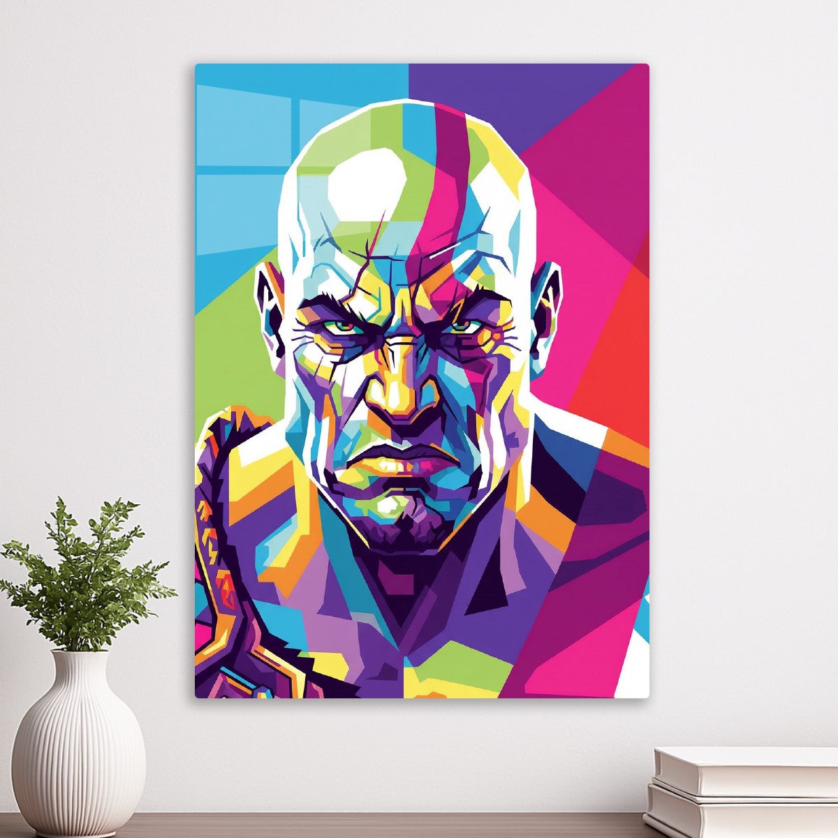 God Of War - WPAP art style