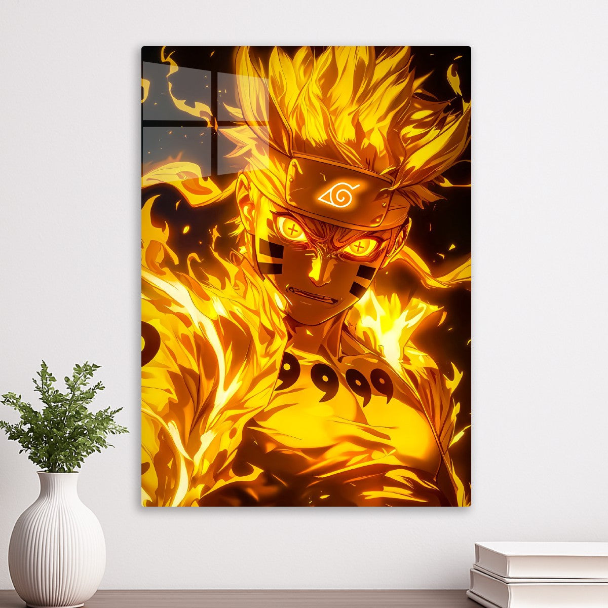 Naruto Kurama Mode Flame