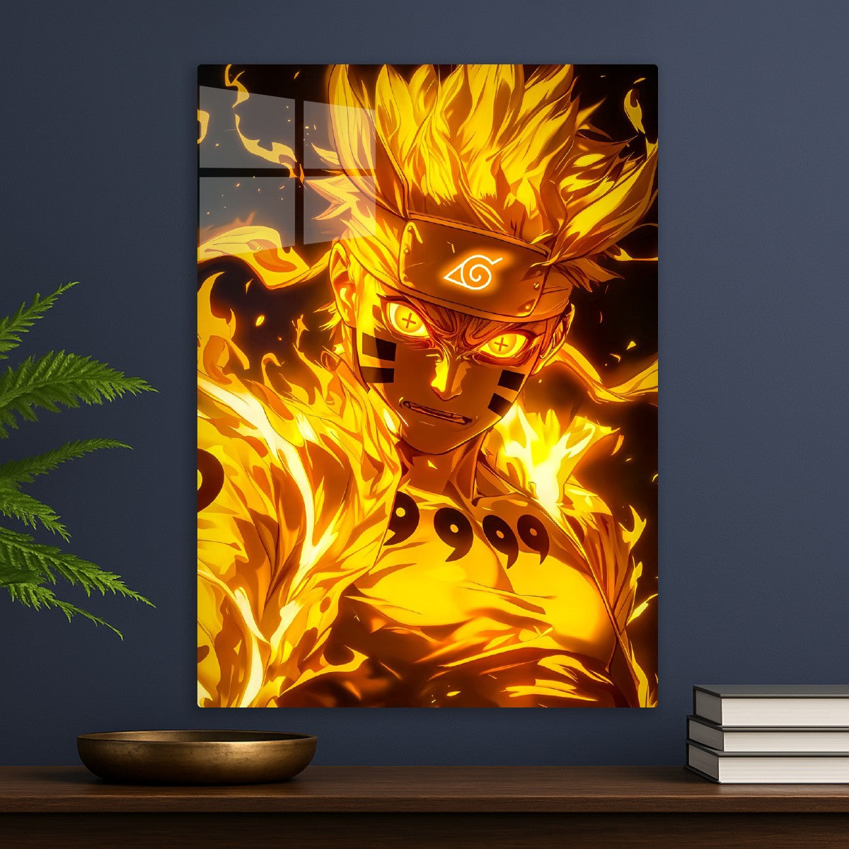 Naruto Kurama Mode Flame
