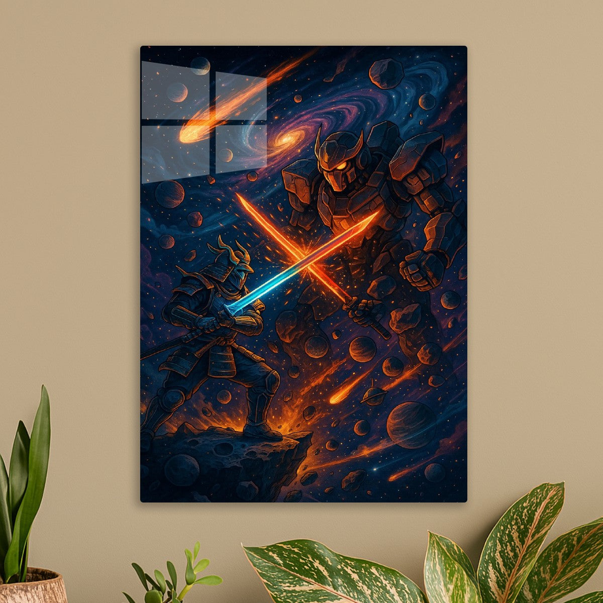 Galactic Samurai vs. Titan