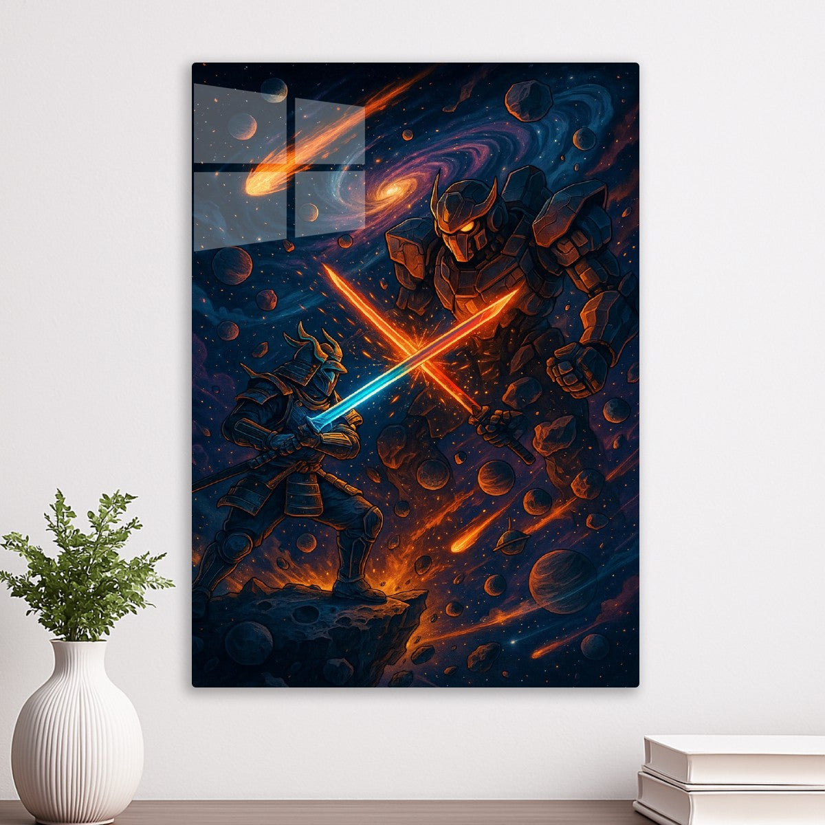 Galactic Samurai vs. Titan
