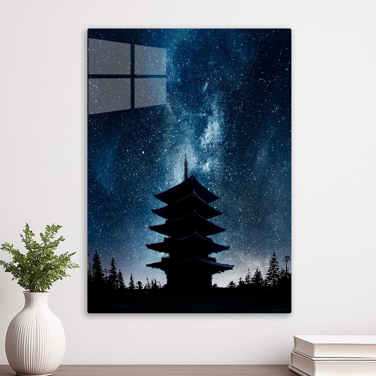 Night cosmic Pagoda