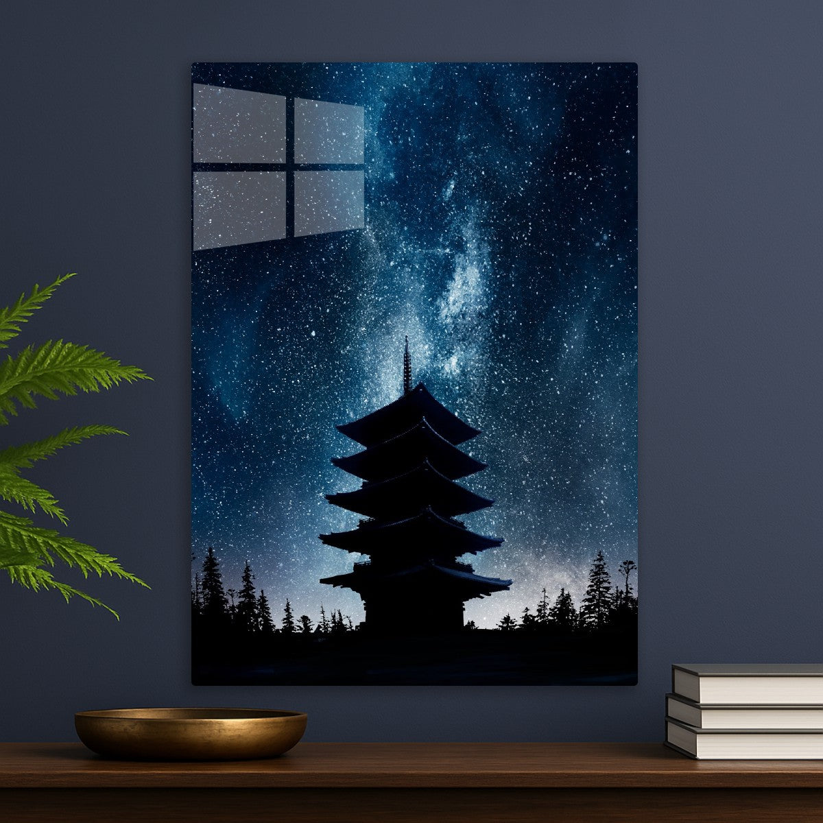 Night cosmic Pagoda