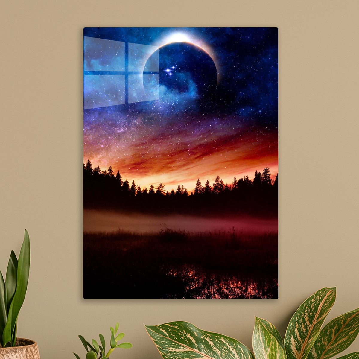 Eclipse Over The Forest 