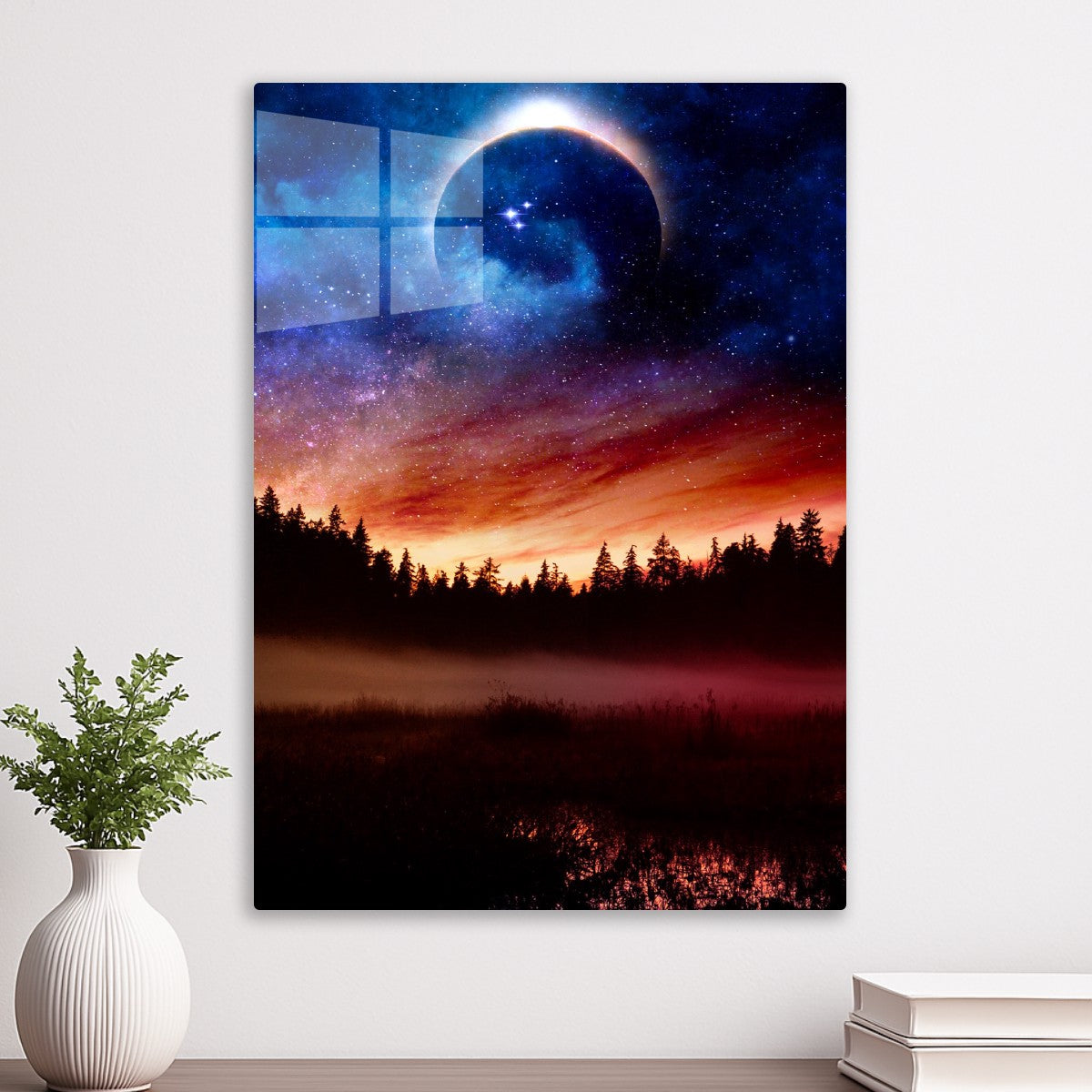 Eclipse Over The Forest 