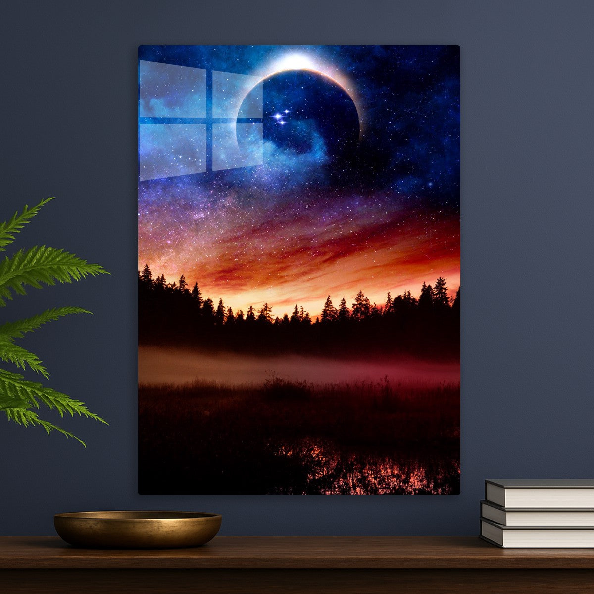 Eclipse Over The Forest 