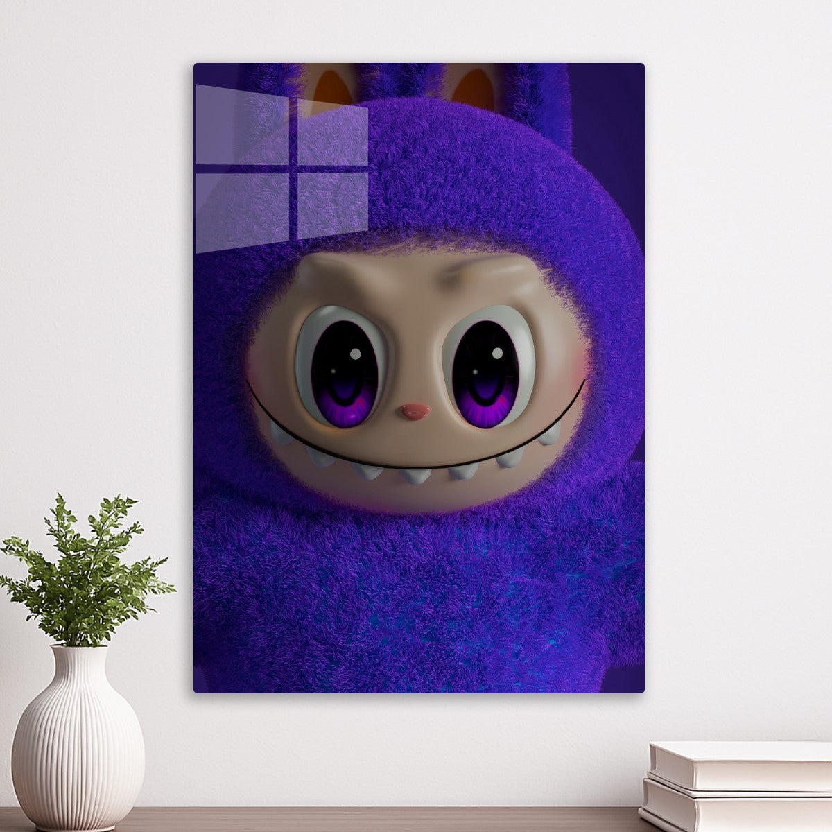 Purple Furry Fluffy 