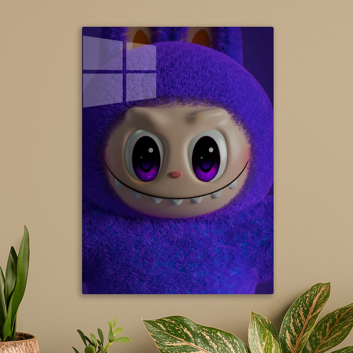 Purple Furry Fluffy 