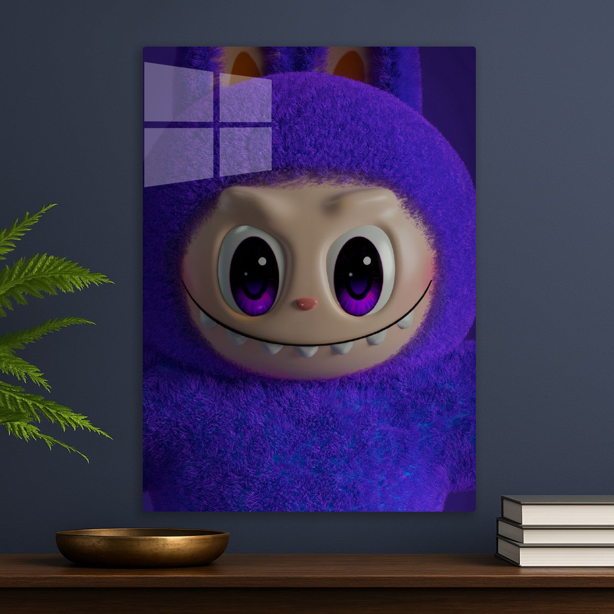 Purple Furry Fluffy 
