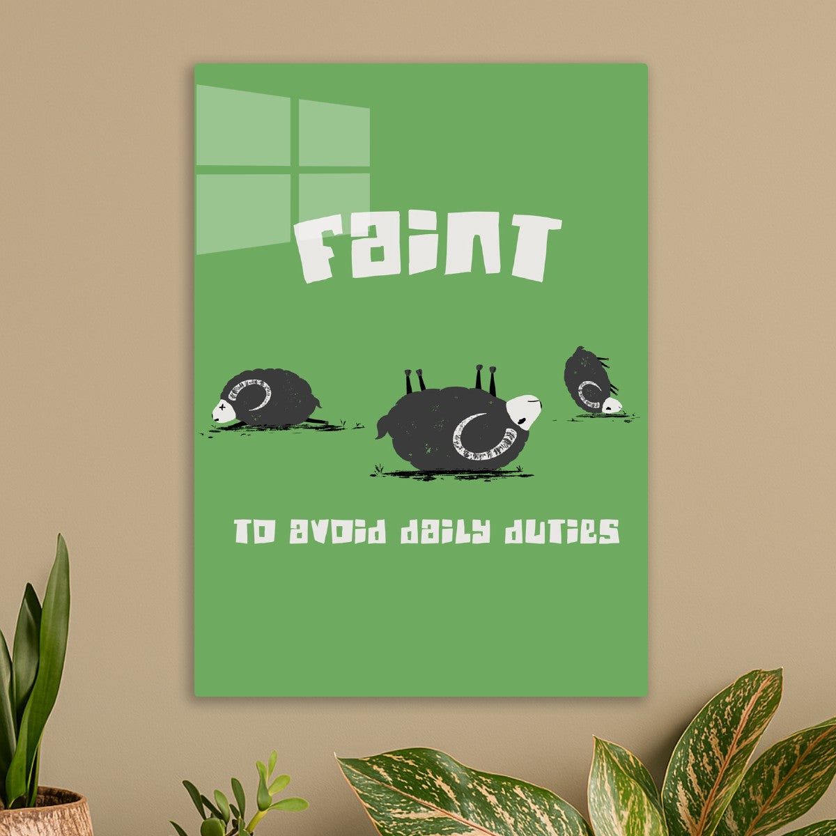 Faint to avoid daily duties
