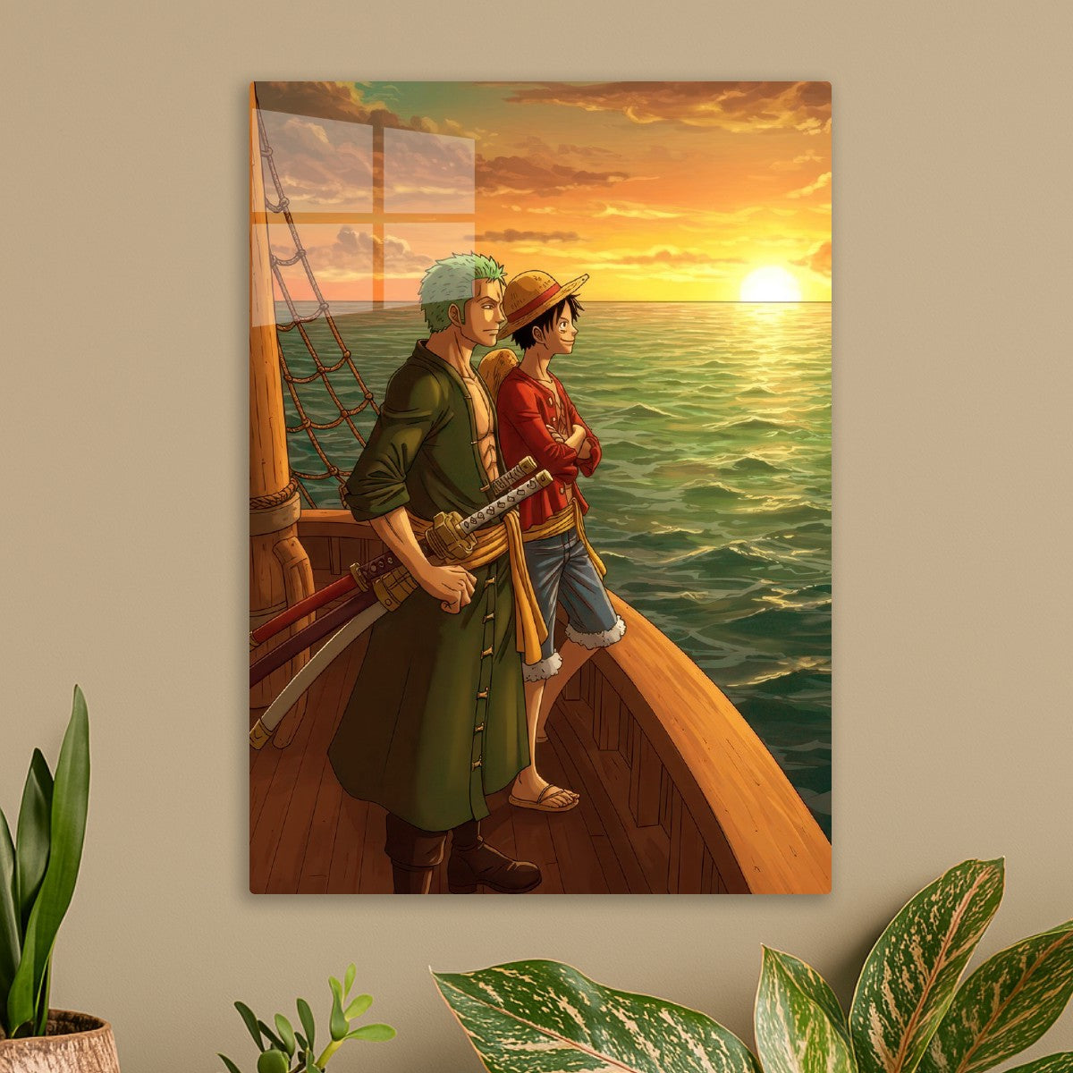 Monkey D Luffy and Roronoa Zoro, One Piece