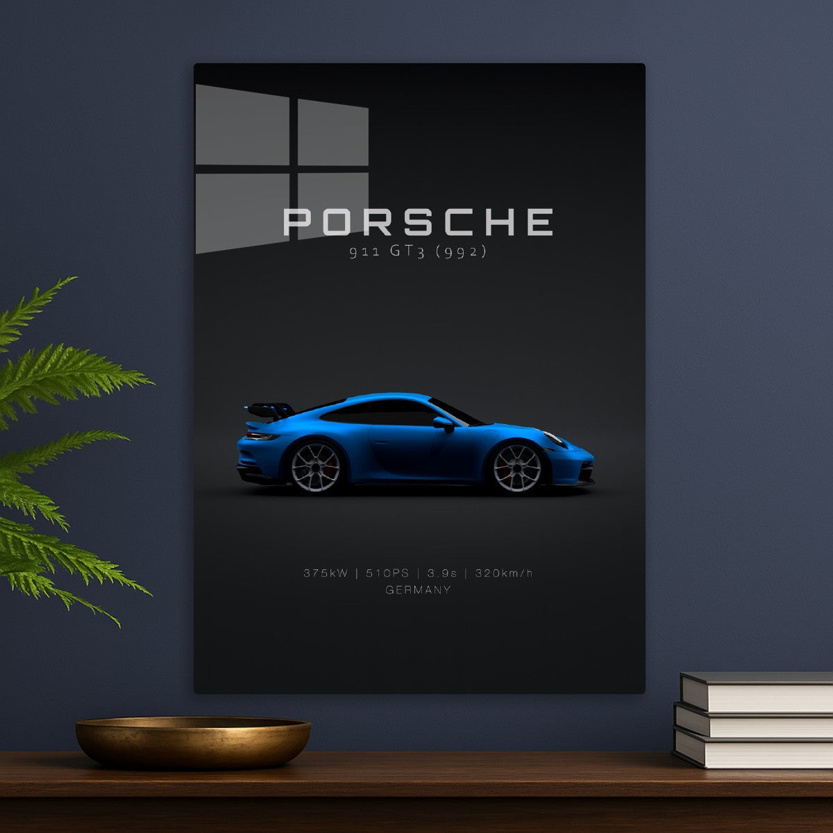 2021 Porsche GT3 Shark Blue