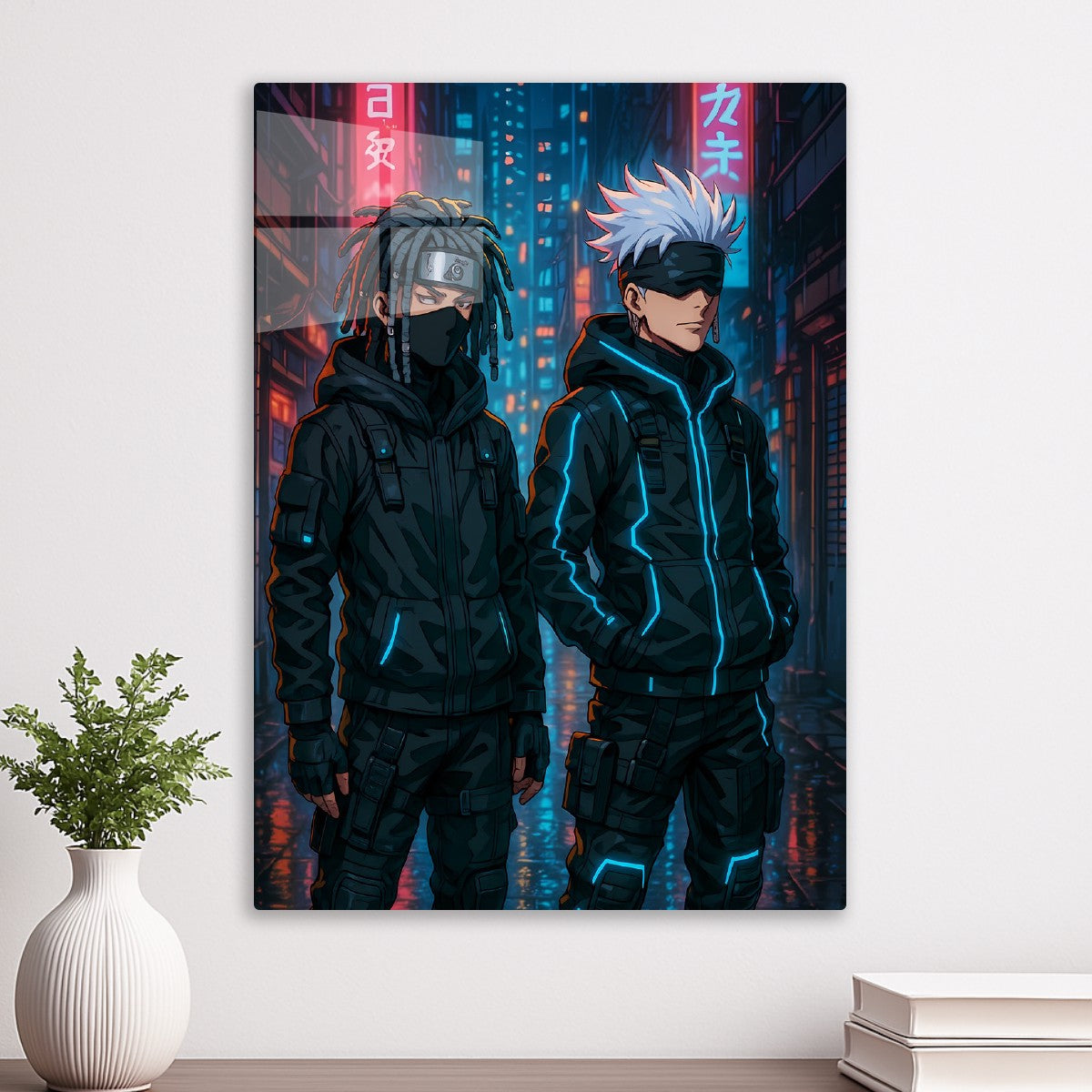 Kakashi x Gojo Cyber Street 