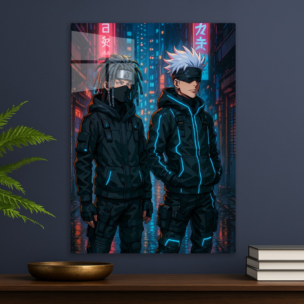 Kakashi x Gojo Cyber Street 