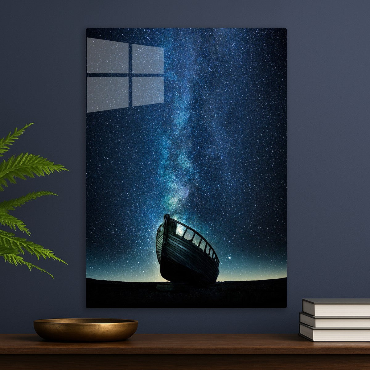 Cosmic Night boat art