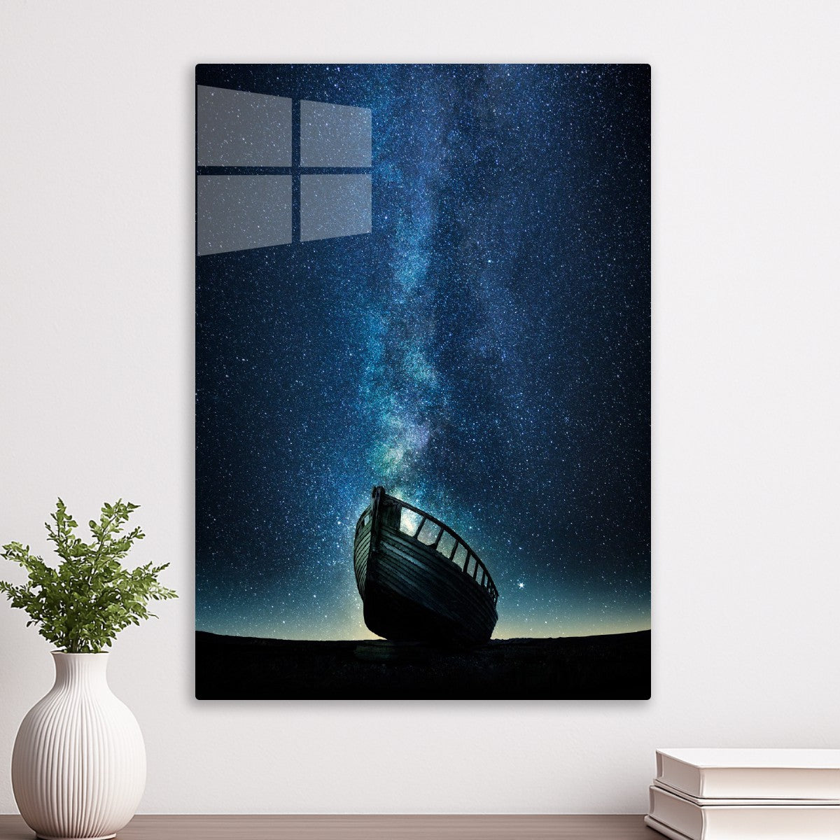 Cosmic Night boat art