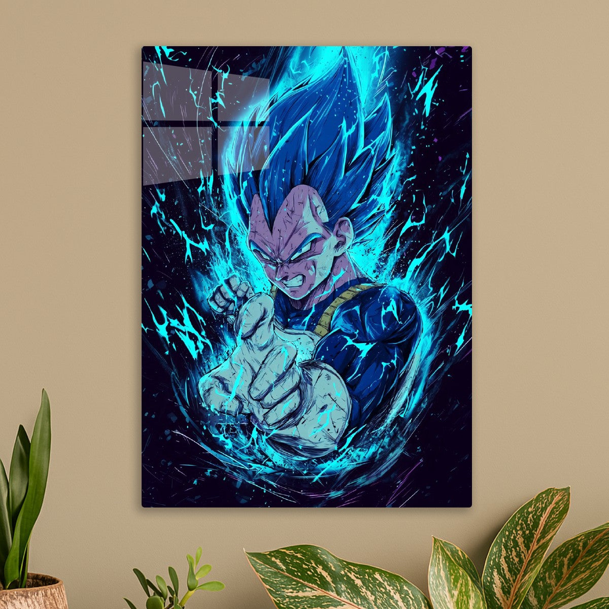 Vegeta Blue ready to fight, Dragon ball