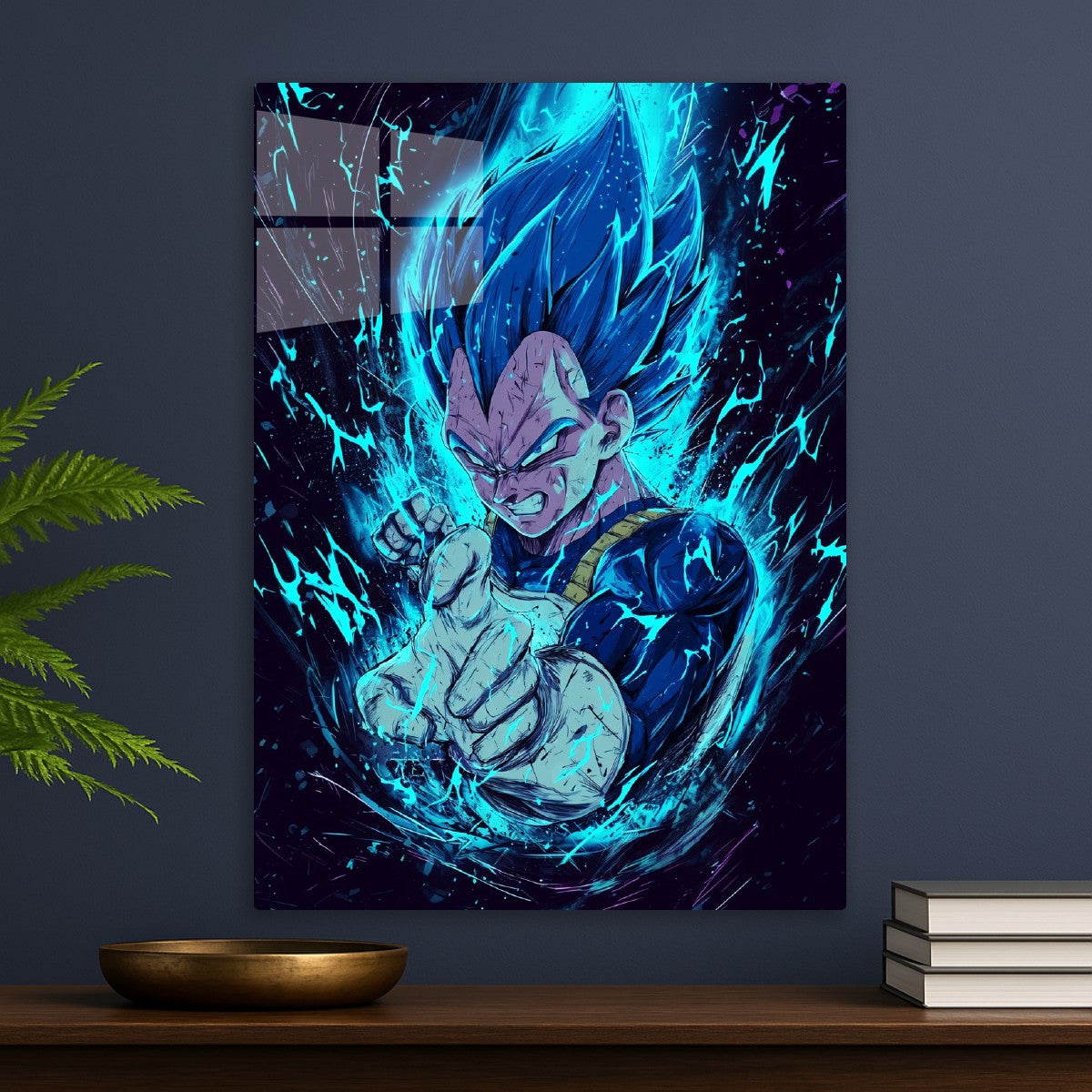 Vegeta Blue ready to fight, Dragon ball