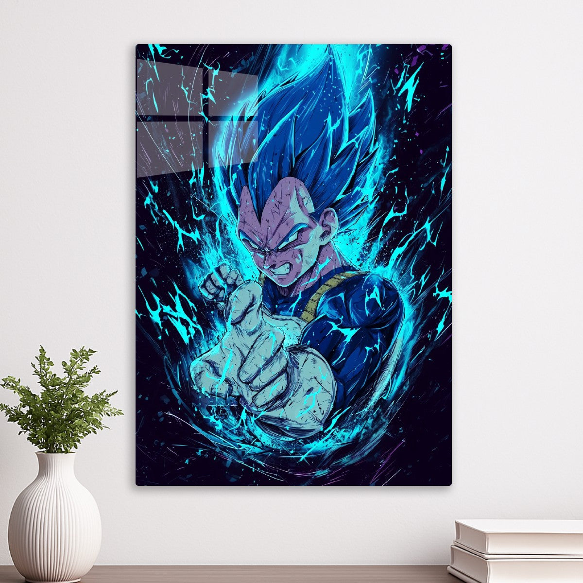 Vegeta Blue ready to fight, Dragon ball